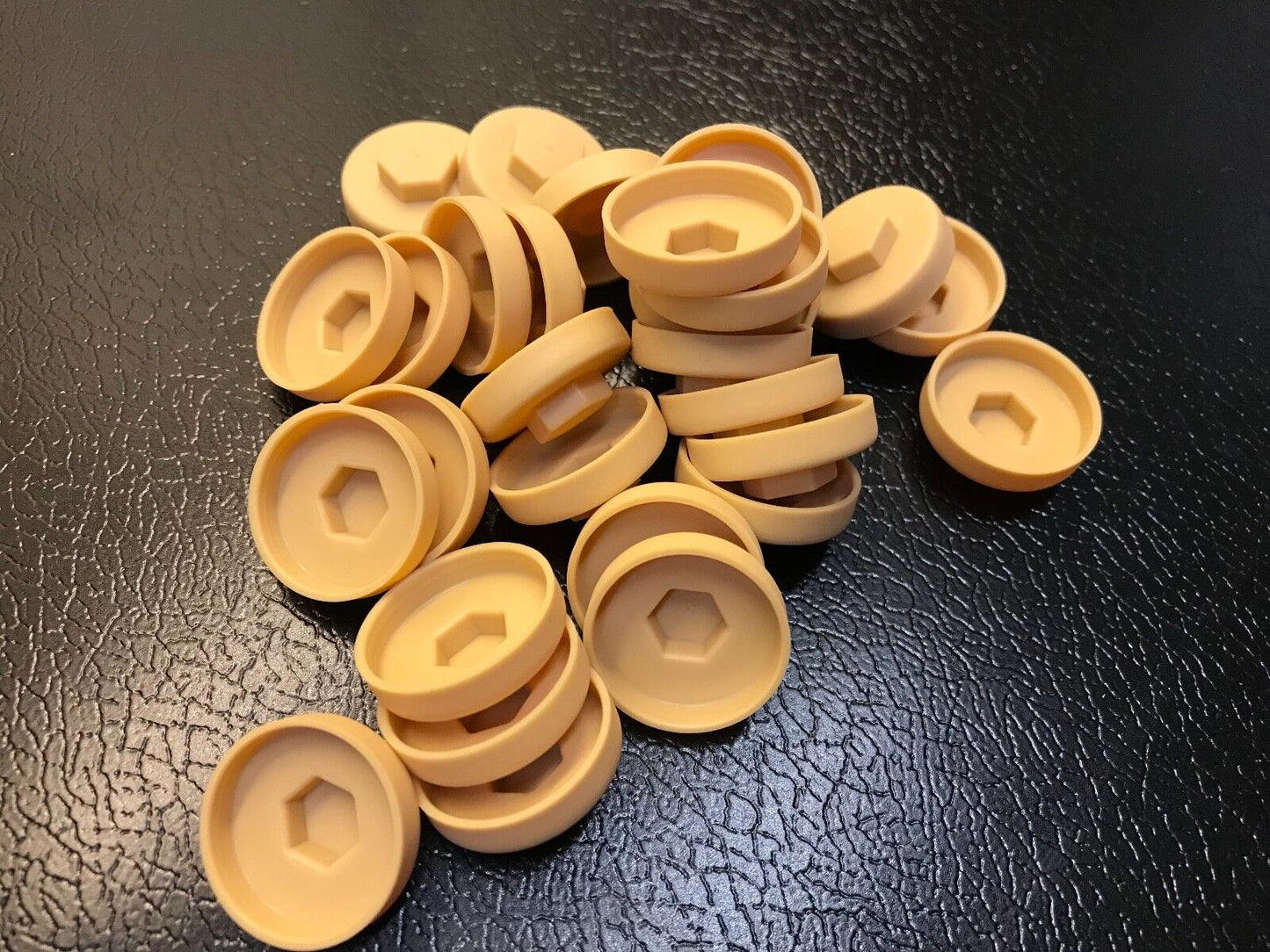 19mm Bamboo Colour Caps 5/16 Hexagon Head (1000)