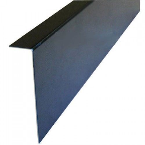Flat Roof / Wall Flashing Trim 0.70mm, Black Plastisol 90mm x 20mm (2.5m)