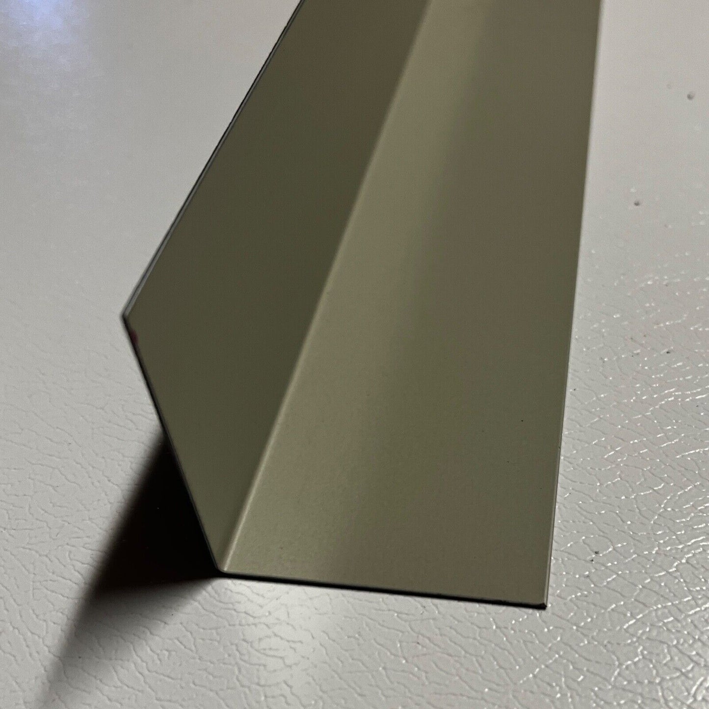 External Ridge Flashing 0.70mm, Juniper Green Plastisol 150mm x 150mm x 1 Bend (2.5m)