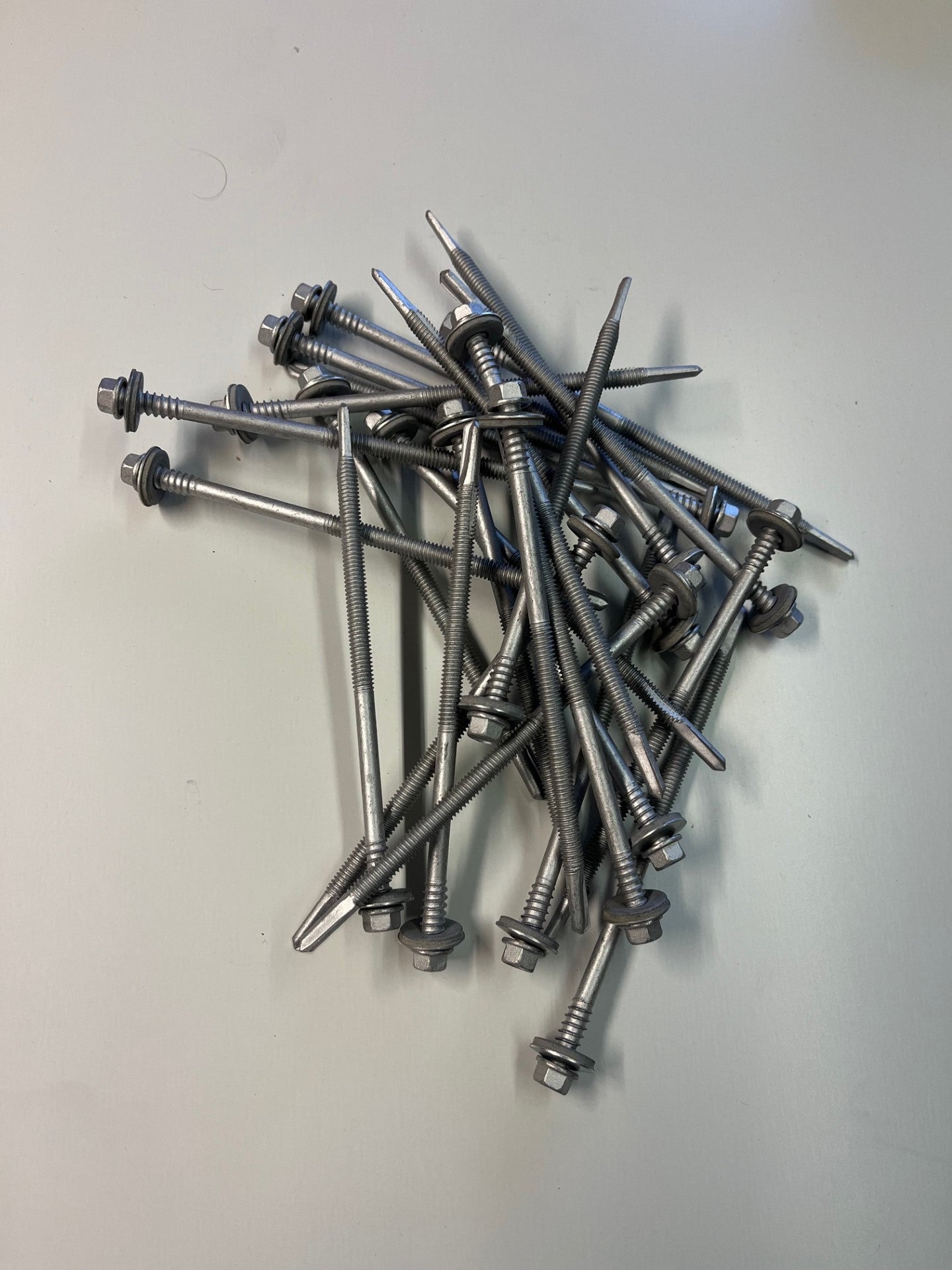 135mm Heavy Section High Thread Tek Screws C/W G16 Washer (100)