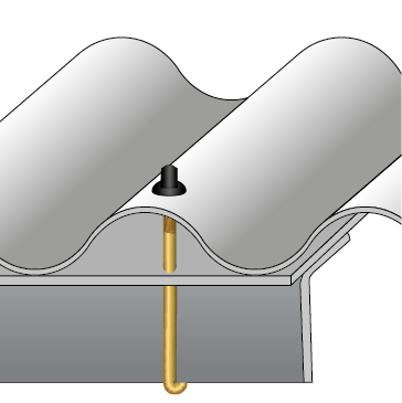 M8 x 180mm Hook Bolts (100)