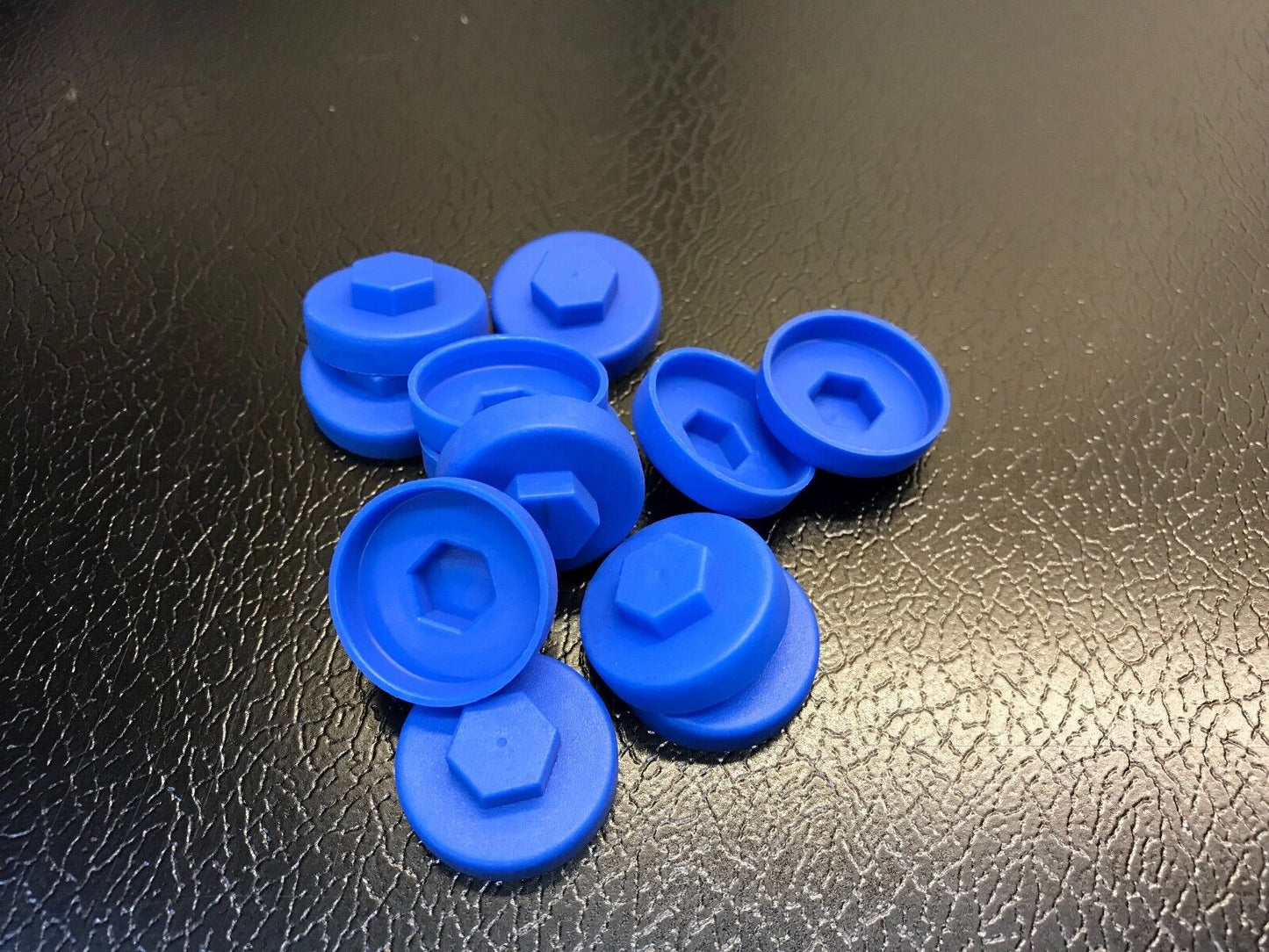 19mm Solent Blue Colour Caps 5/16 Hexagon Head (1000)