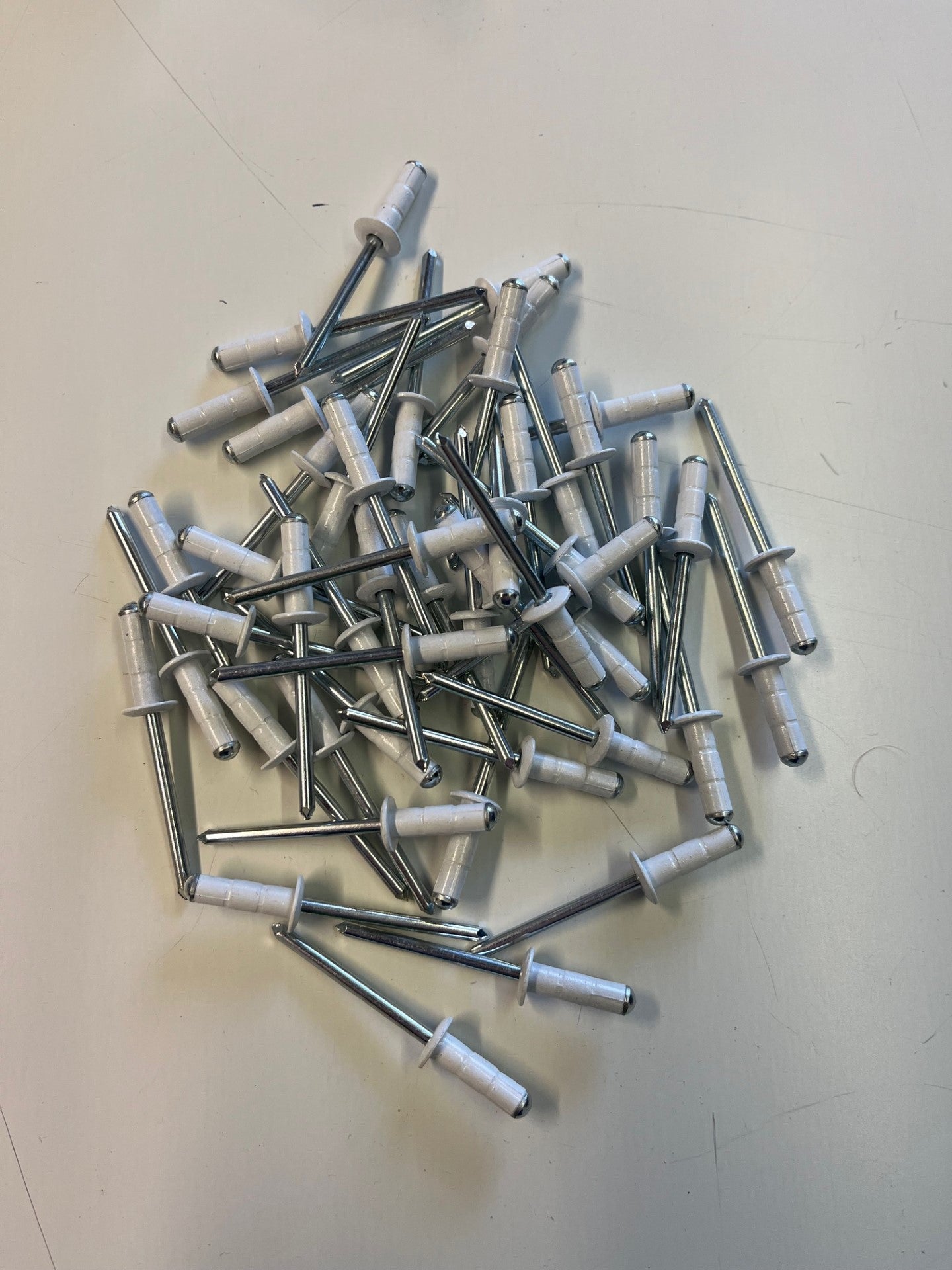 4.8mm x 15mm 0619 Rivet White (250)