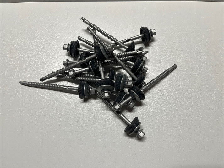 110mm Light Section Fibre Cement Tek Fixings (100) – The Roofing Store
