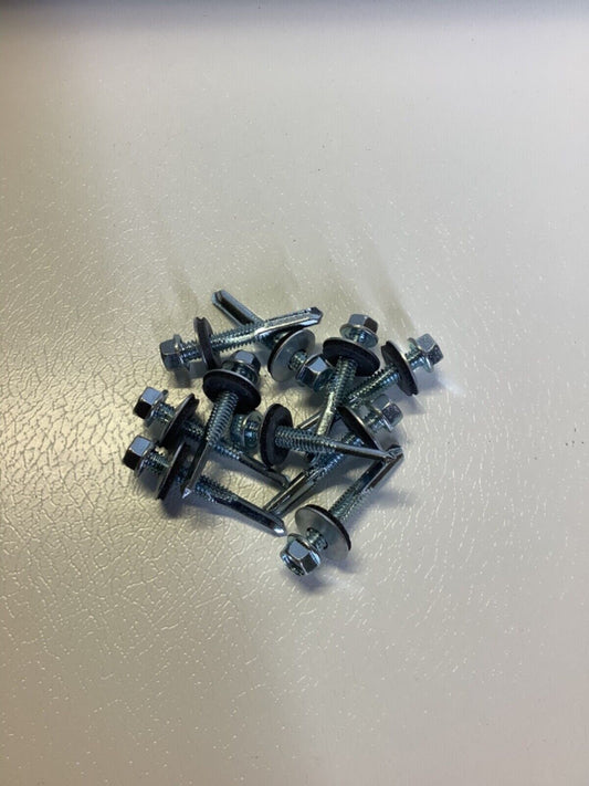 38mm Heavy Section Tek Screws C/W G16 Washer (100)