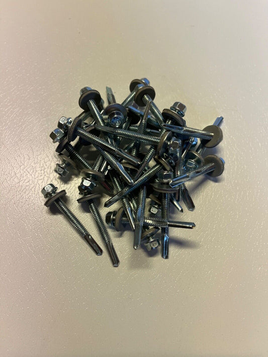 50mm Heavy Section Tek Screws C/W G16 Washer (100)