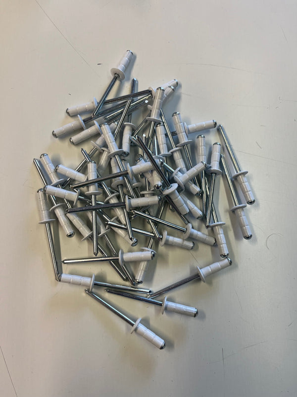 4.8mm x 15mm 0619 Rivet White (250) – The Roofing Store